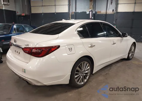 2018 Infiniti Q50 3.0T Luxe z USA, uszkodzony, nr VIN JN1EV7ARXJM437417